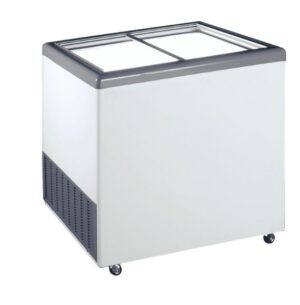 CONGÉLATEUR 2 PORTES VITRÉES COULISSANTES 251 LT EKTOR 26 SGL CRYSTAL