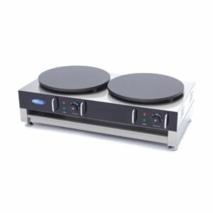 CRÊPIÈRE PROFESSIONNELLE ÉLECTRIQUE DOUBLE 2 X Ø40 CP2 MAXIMA