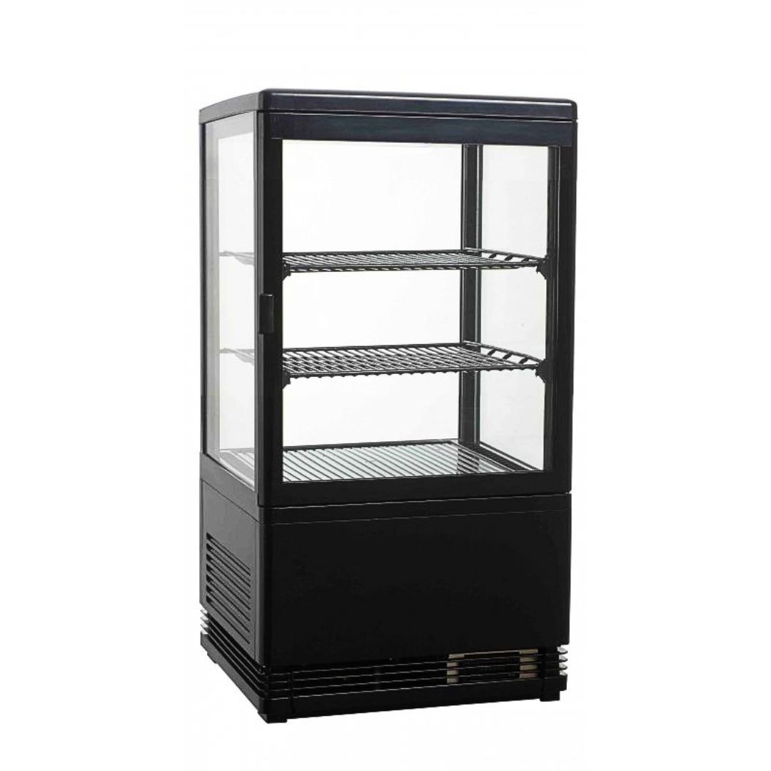 VITRINE MINI RÉFRIGÉRÉE POSITIVE NOIR 58 LT GCF