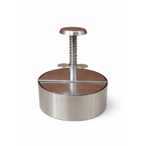 PRESSE À HAMBURGER PROFESSIONNELLE EN INOX DIM Ø 9 X H 4.5 CM
