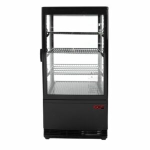 VITRINE MINI RÉFRIGÉRÉE POSITIVE NOIR 68 LT GCF
