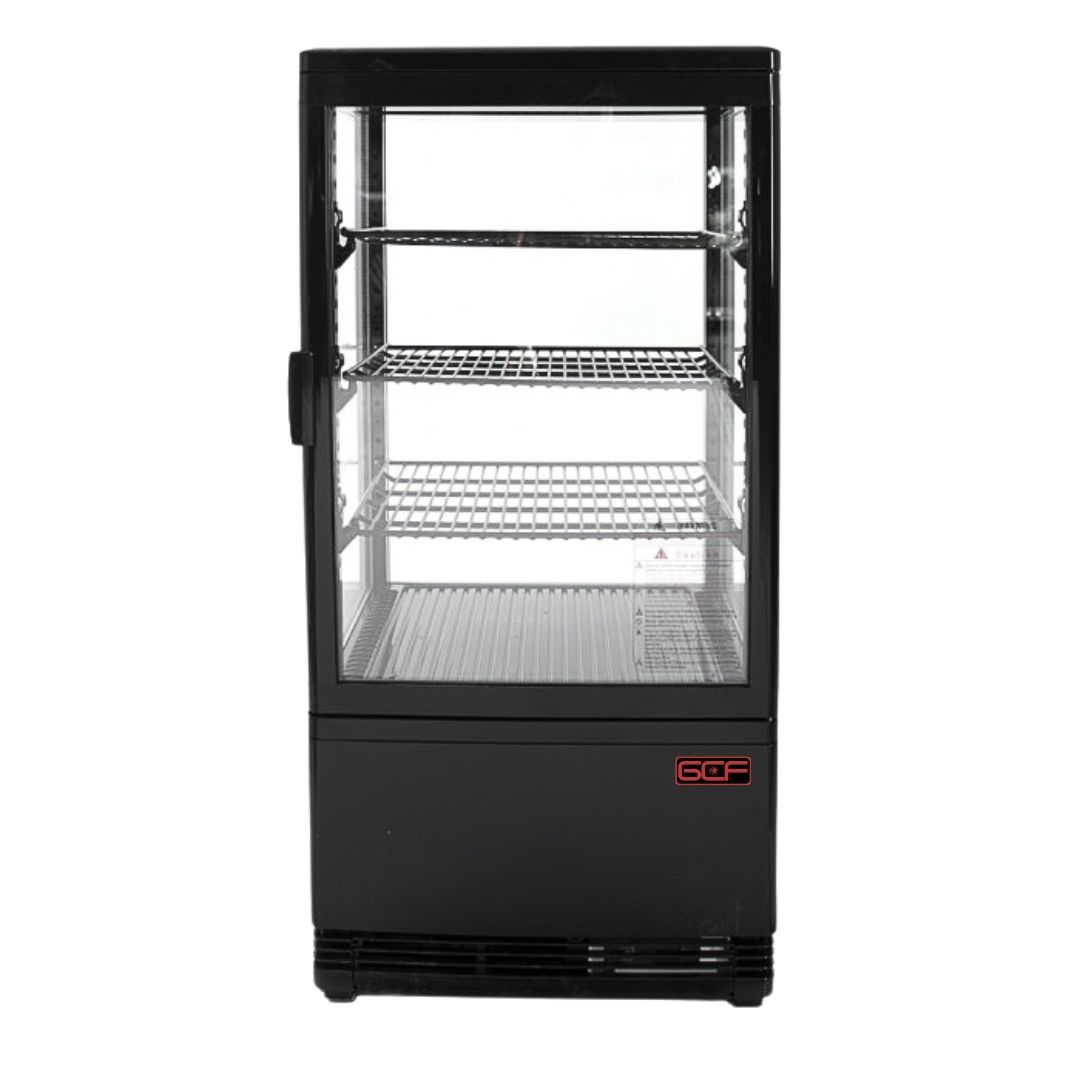 VITRINE MINI RÉFRIGÉRÉE POSITIVE NOIR 68 LT GCF
