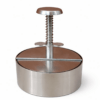 PRESSE À HAMBURGER PROFESSIONNELLE EN INOX DIM ‎Ø 14 X H 4.5 CM