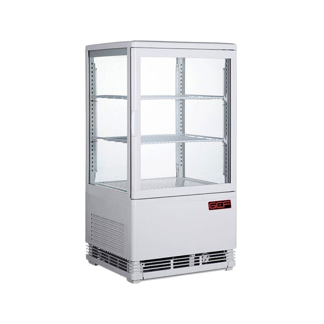 VITRINE MINI RÉFRIGÉRÉE POSITIVE BLANC 58 LT GCF