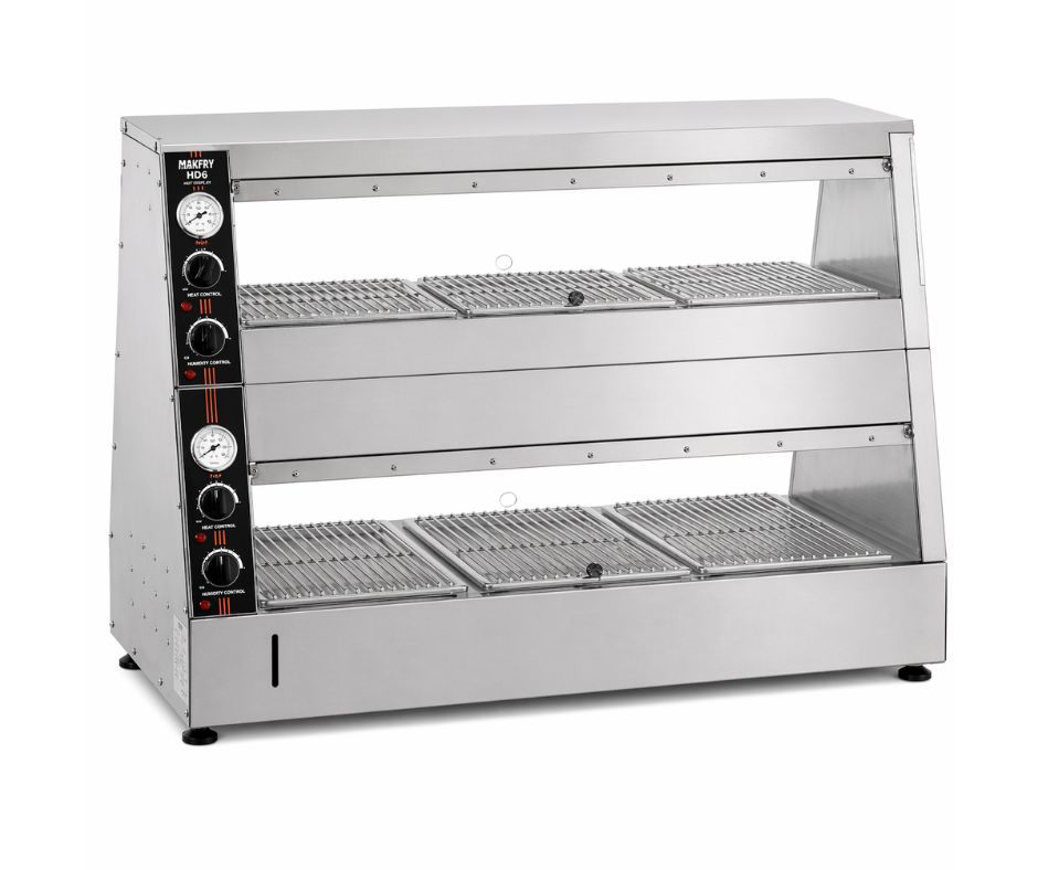 VITRINE CHAUFFANTE POUR POULETS HD-6-MAKFRY