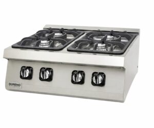CUISINIERE A GAZ 4 FEUX SNACK S700 - DURENO